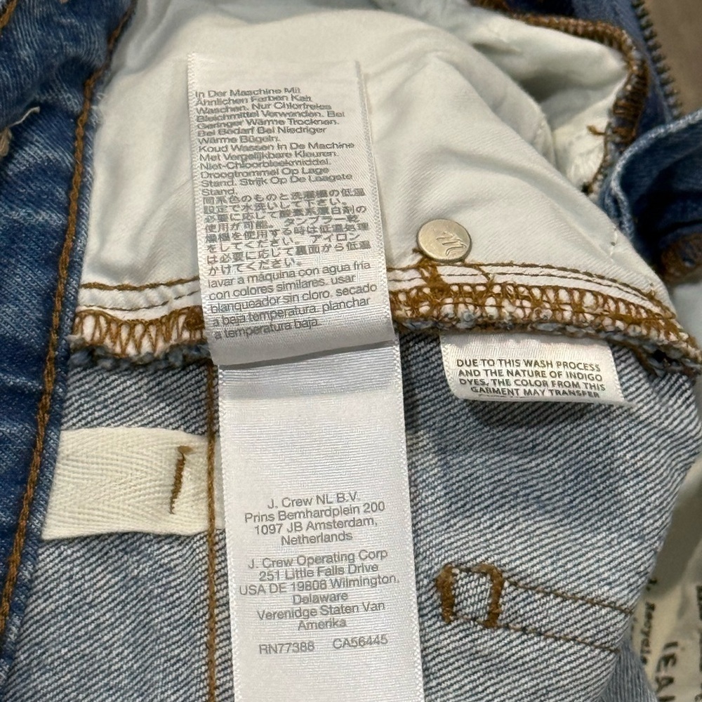 Madewell Womens Light Blue The '90s Straight Mid-Rise Barbosa wash Jean Size 24 - Picture 10 of 13